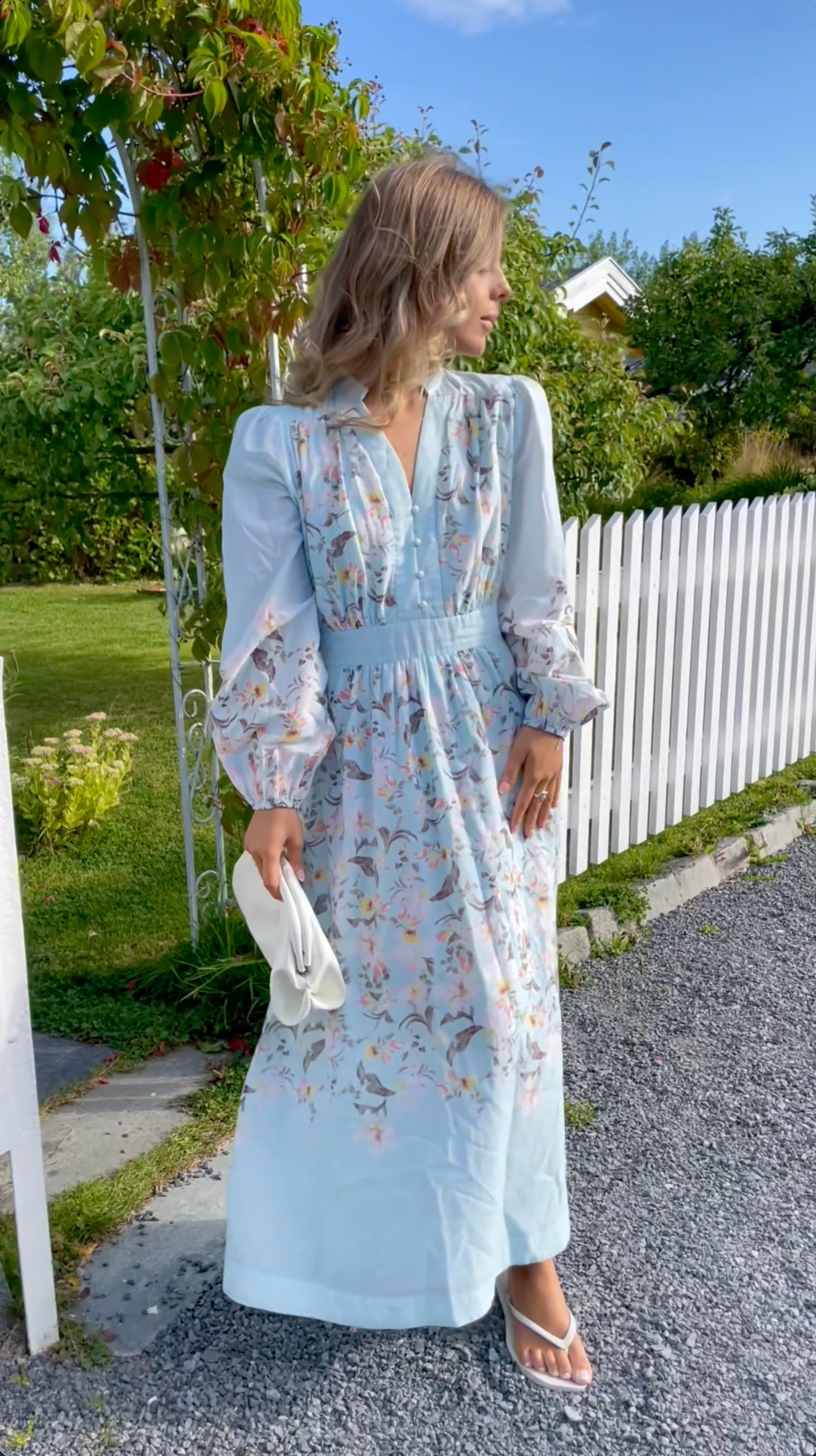 VIZANILA Midi Dress - Nantucket Breeze